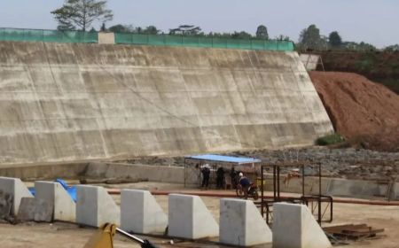 Bendungan Margatiga Lampung Siap Diresmikan Jokowi Senin Besok