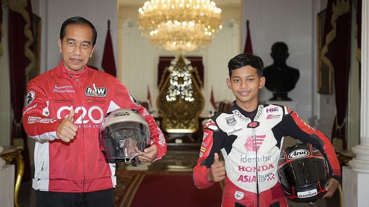 Meeting Jokowi Becomes An Unforgettable Experience For Veda Ega Pratama: My Enthusiasm For A World Racing Career