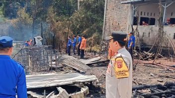 Fire At OKU South Sumatra Allegedly Illegal Fuel Warehouse, Caused By Electric Short Circuit