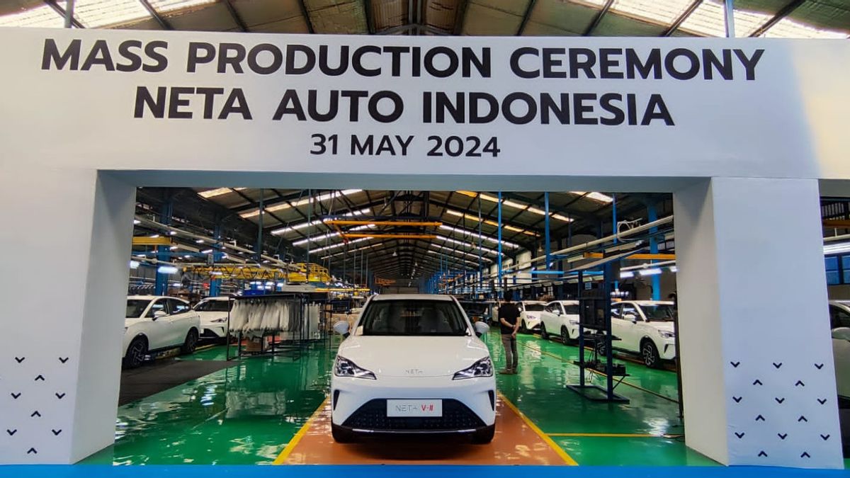 NETA V-II Electric Car Officially Starts Production In Indonesia