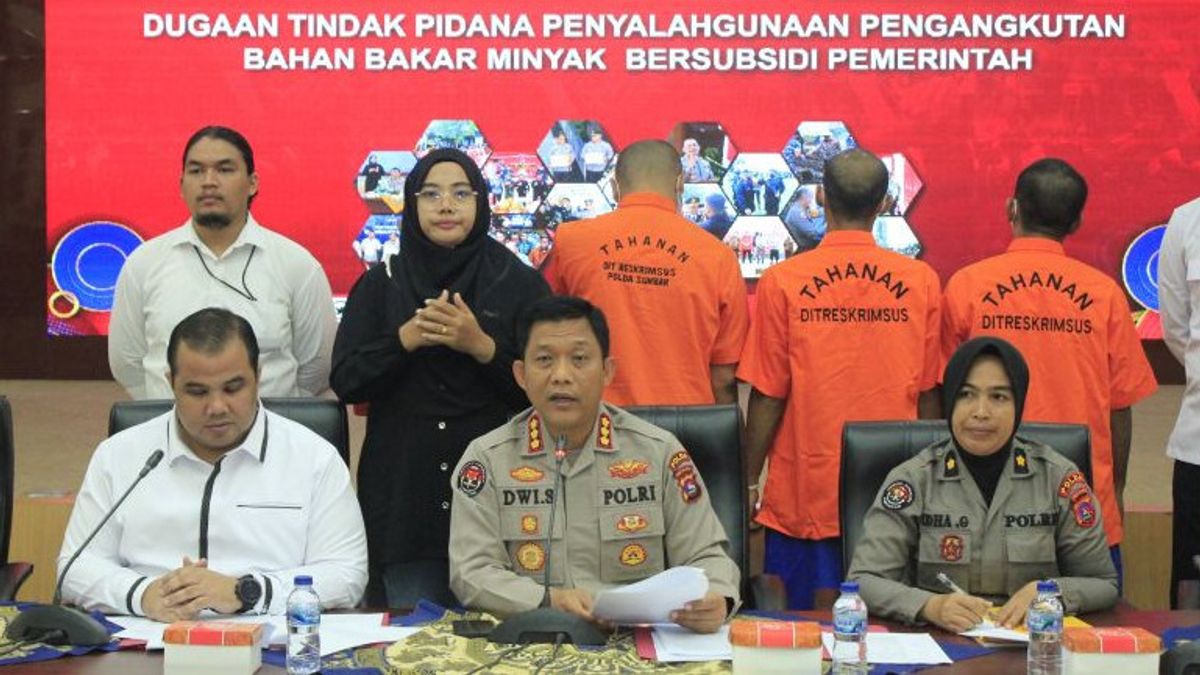 4 Pelaku Penyelewengan BBM Bersubsidi di Sumbar Diringkus Polisi