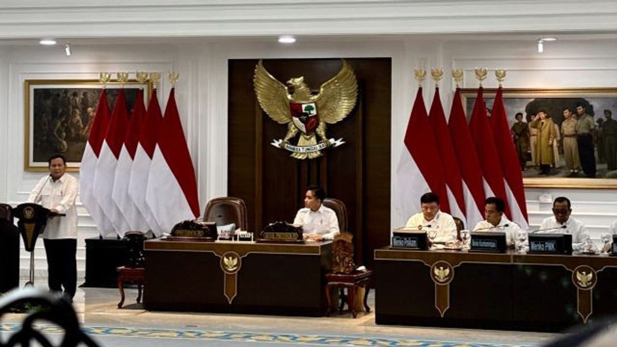 100 Hari Kabinet Merah Putih, Prabowo: Saya Tak Pernah Kerja dengan Target Ratusan Hari atau Bulanan
