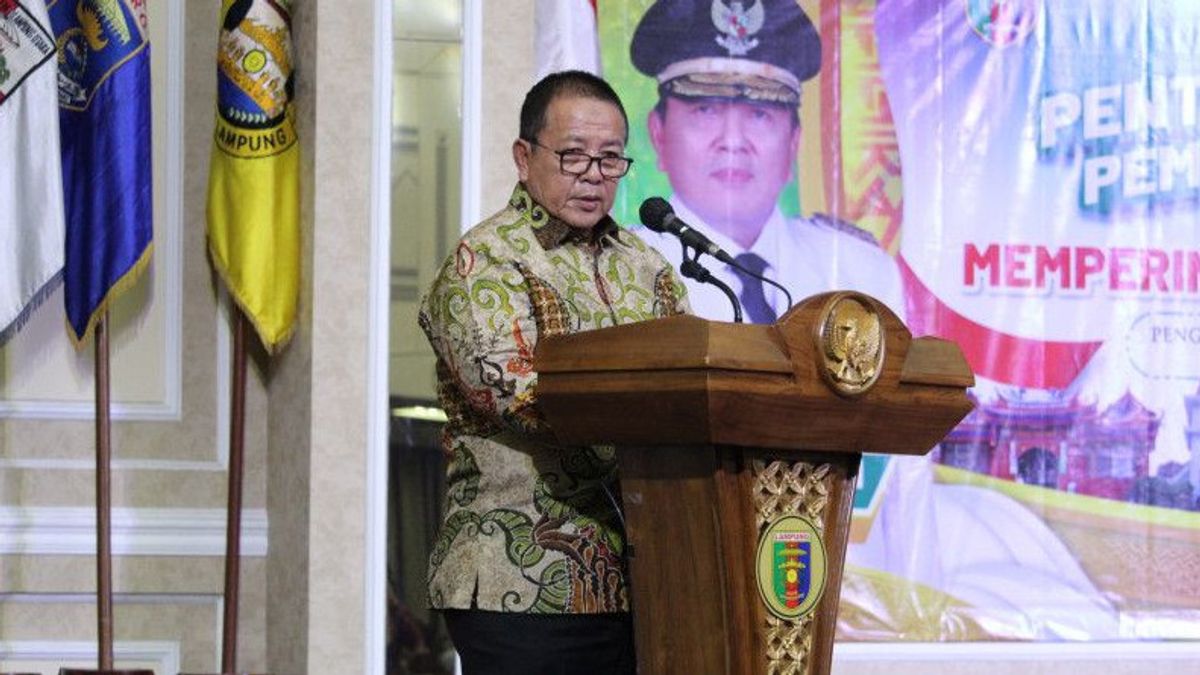 Lampung Governor Arinal Djunaid Was Reminded By The Community To Maintain Harmony Ahead Of The 2024 General Election