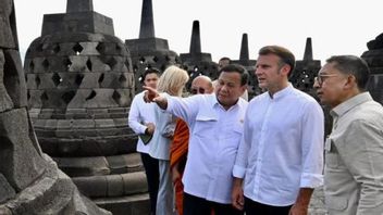 Menbud dampingi Presiden Prabowo sambut Macron di Candi Borobudur