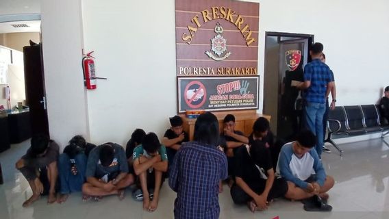 Ada 2 Pelaku Masih di Bawah Umur yang Diamankan Polisi Saat Aksi Tawuran di Jalan Bromo Solo