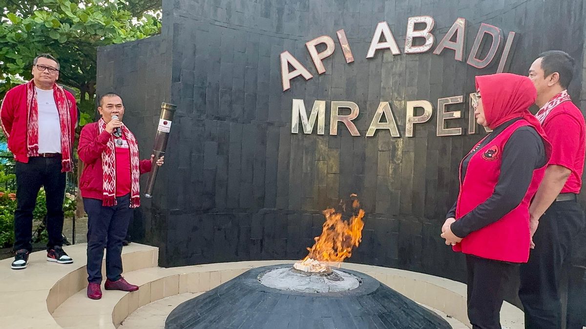 Ambil Api Abadi Mrapen untuk Rakernas, PDIP Ingin Tunjukkan Tak Ada yang Instan dalam Perjuangan