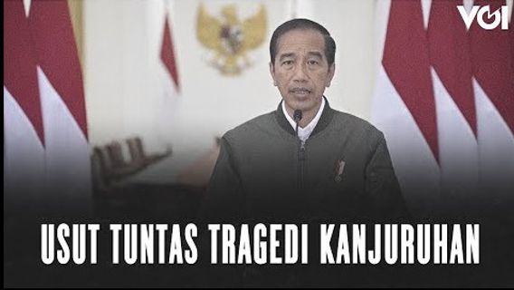 VIDEO: Tragedi Stadion Kanjuruhan Malang, Ini Pernyataan Lengkap Presiden Jokowi