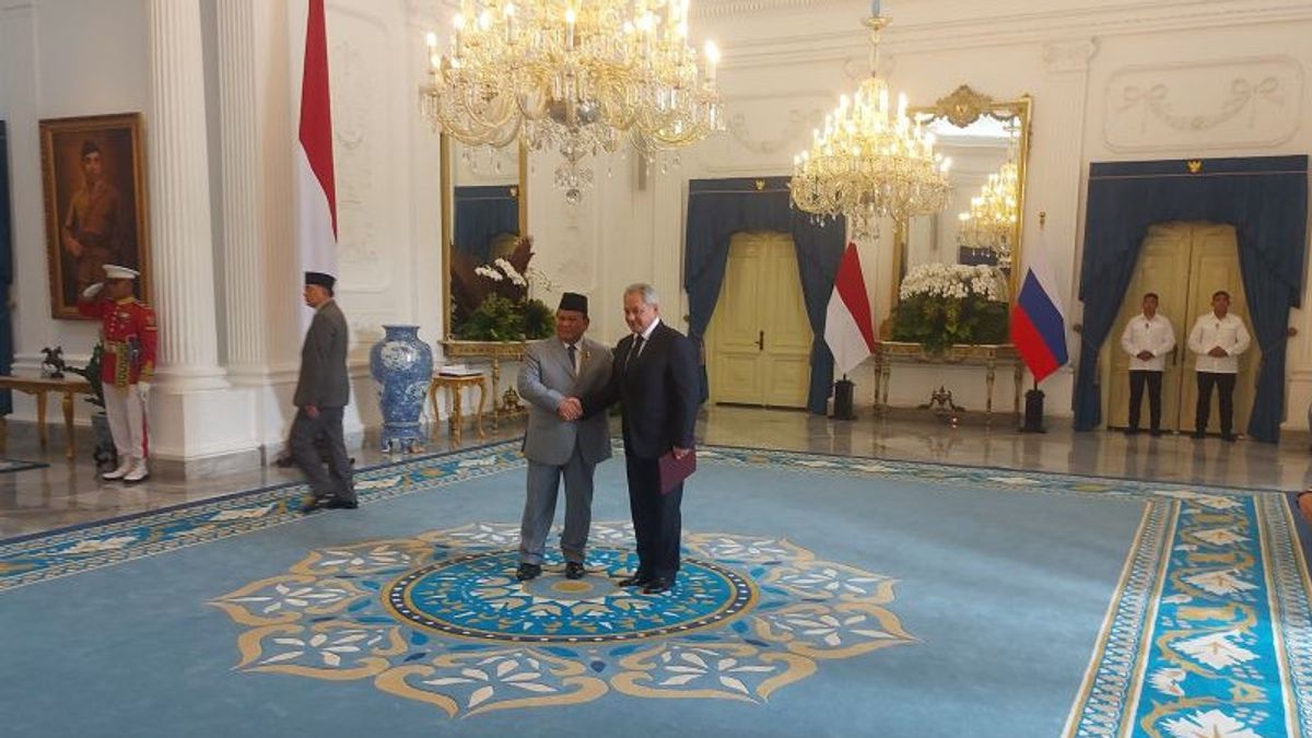 "Terima Kasih atas Kedatangan Anda," Ucap Presiden RI Prabowo Saat Bersalaman dengan Sergei К. Shoigu