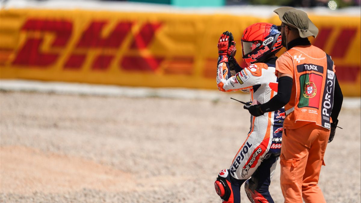 Marc Marquez's Suram Start In MotoGP 2023: Crash, Injured And Received A Penalty