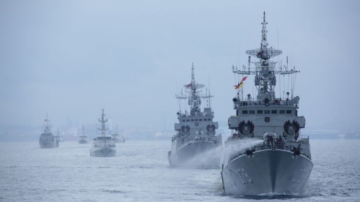 世界自然基金会第10届巴厘岛,海军部署了7艘战舰和1,060名士兵