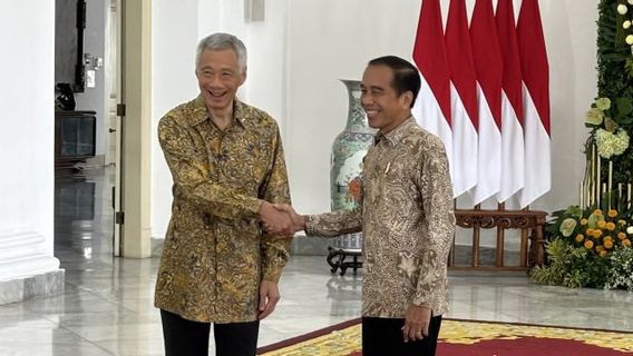 Parler de la coopération entre l’IKN, Jokowi a accueilli le Premier ministre singapourien au palais de Bogor