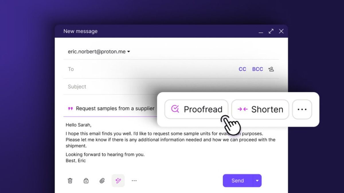 Proton Mail Memperkenalkan Proton Scribe, Asisten Penulisan Baru Bertenaga AI