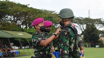 Ratusan Anggota Komponen Cadangan TNI AL Ikuti Latihan Dasar Militer di Kodikmar Surabaya