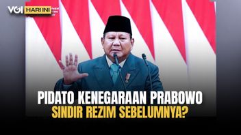 VOI Today: Prabowo's Speech At The MPR Annual Session Full Of Optimism And Promises, Will It Be Realized?