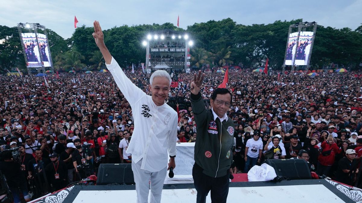 引退した人を含むインドネシアのアスリートのために、ガンジャール・マフフドは大統領選挙に勝てば福祉を約束します