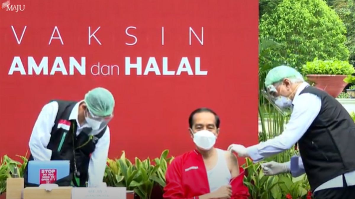 Les Mains Ne Tremblent Plus Lors De L’injection Jokowi, Prof. Abdul Muthalib: Plus Détendu, Parce Que J’avais L’habitude