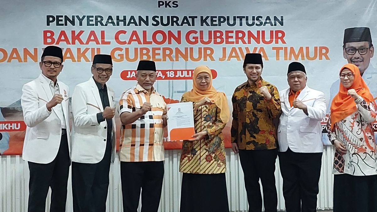 Still Approaching NasDem-PDIP Even Though 7 Political Parties Have Been Carried, Khofifah Wants The East Java Gubernatorial Election To Form Reconciliation After The Presidential Election