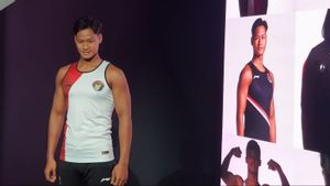 2024年巴黎奥运会的印度尼西亚特遣队球衣,以歌曲Berkibarlah Benderaku为启发