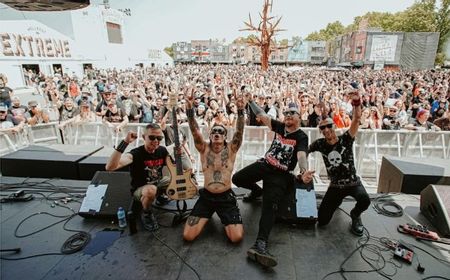 Turtles Jr Jadi Band Indonesia Pertama yang Tampil di Hellfest 2024 di Prancis