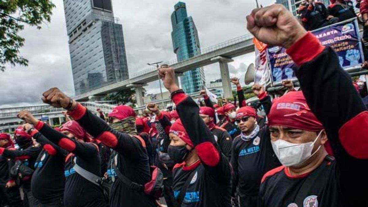 2 Points Of Concentration Of Labor Masses Commemorating May Day 2024 In Jakarta, 637 Joint Personnel Deployed