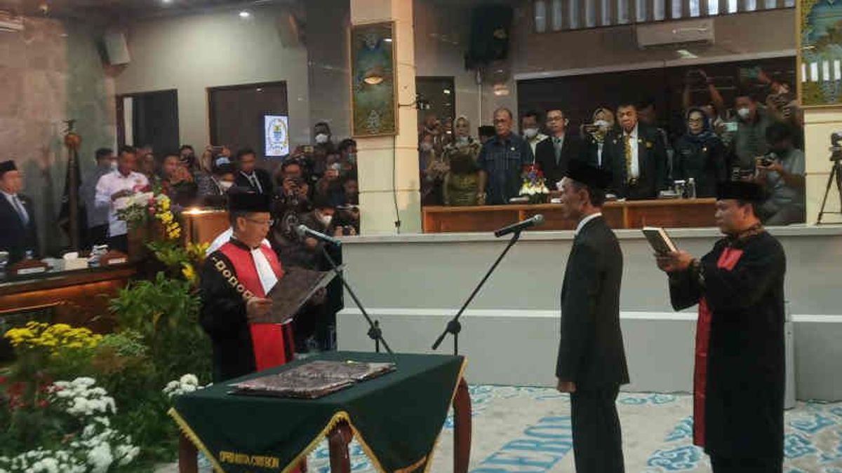 Chairman Of The Cirebon City DPRD From F-Gerindra Officially Replaced