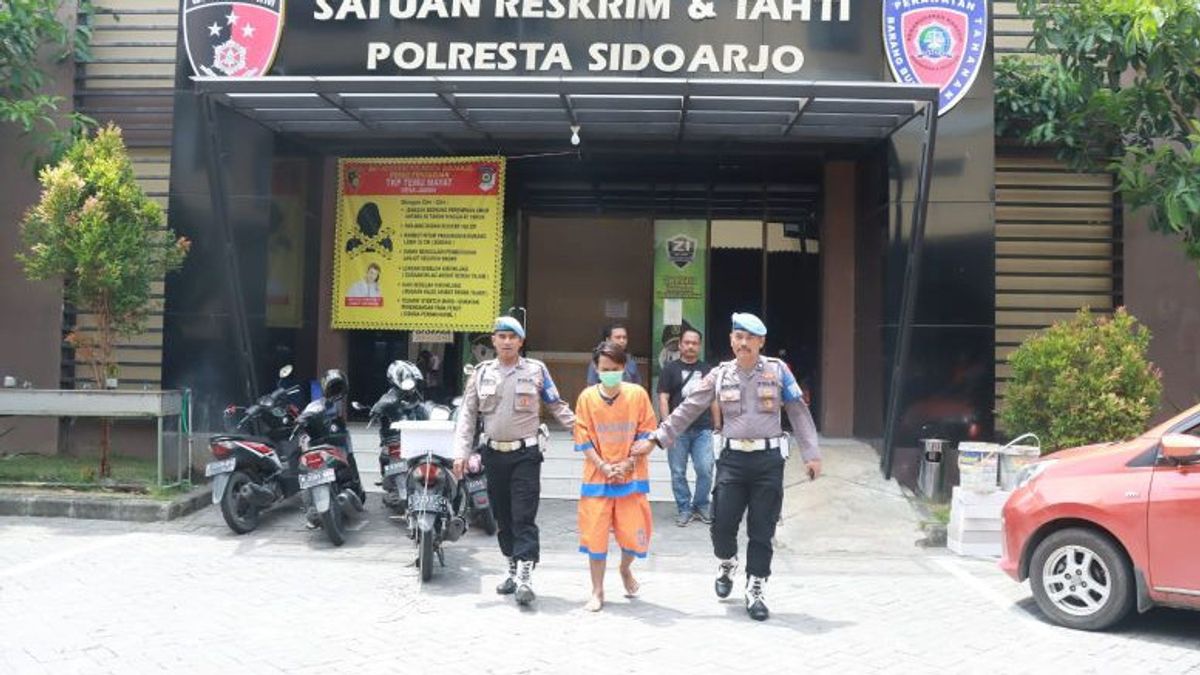 The Perpetrator Of The Murder In Sedati Sidoarjo Was Arrested, Claiming To BeENCEd By His Wife Approached By The Victim