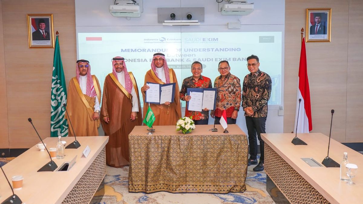 Perkuat Hubungan Dagang, LPEI dan Saudi EXIM Bank Tandatangani Nota Kesepahaman