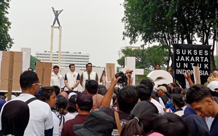 Di Lapangan Banteng RK Optimis Menang 1 Putaran di Pilkada Jakarta