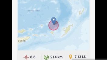 Gempa Magnitudo 6,6 Terjadi di Tanibar, Ini Penjelasan BMKG