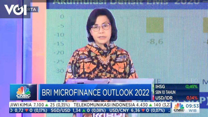 When Sri Mulyani Shows Off Achievements With Bri Bosses Rp 259 Trillion Vs Rp 32 Trillion