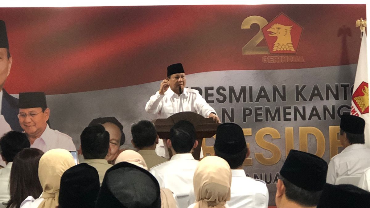 Tak Masalah Jika Ditinggalkan Kader Gerindra, Prabowo: Saya Tak Gentar dan Berhenti