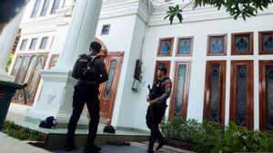 Rumah Pribadi Mentan Syahrul Yasin Limpo di Makassar Dijaga Polisi