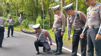 5人の中国人がバリ島で事故で死亡し、警察がミニバスの運転手をチェック