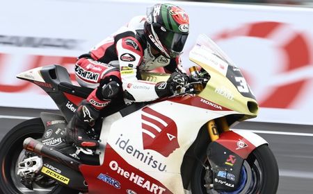 Moto2 Mandalika: Jadi Juara, Pebalap Thailand Somkiat Chantra Cetak Sejarah!