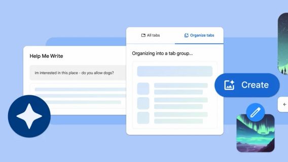 Google Luncurkan Chrome M121 dengan Fitur AI Generatif Baru, Bisa Bikin Grup Tab Otomatis