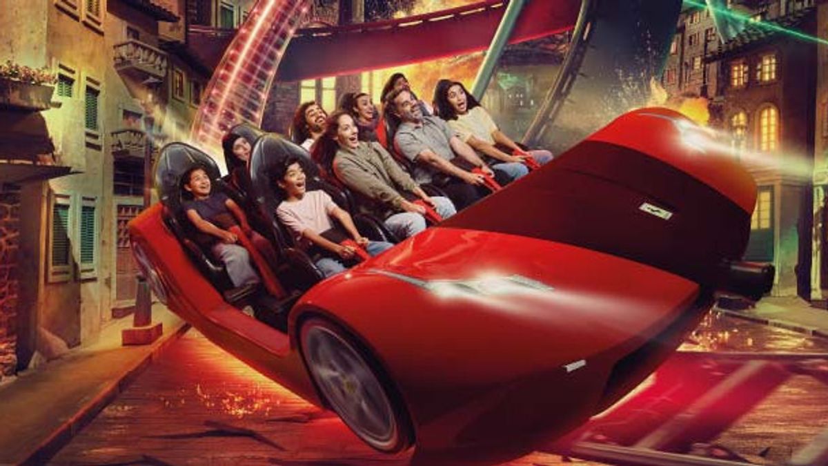 Ferrari World Abu Dhabi Mencuruh Mega Coaster, Dibuka Untuk Umum Bulan Depan