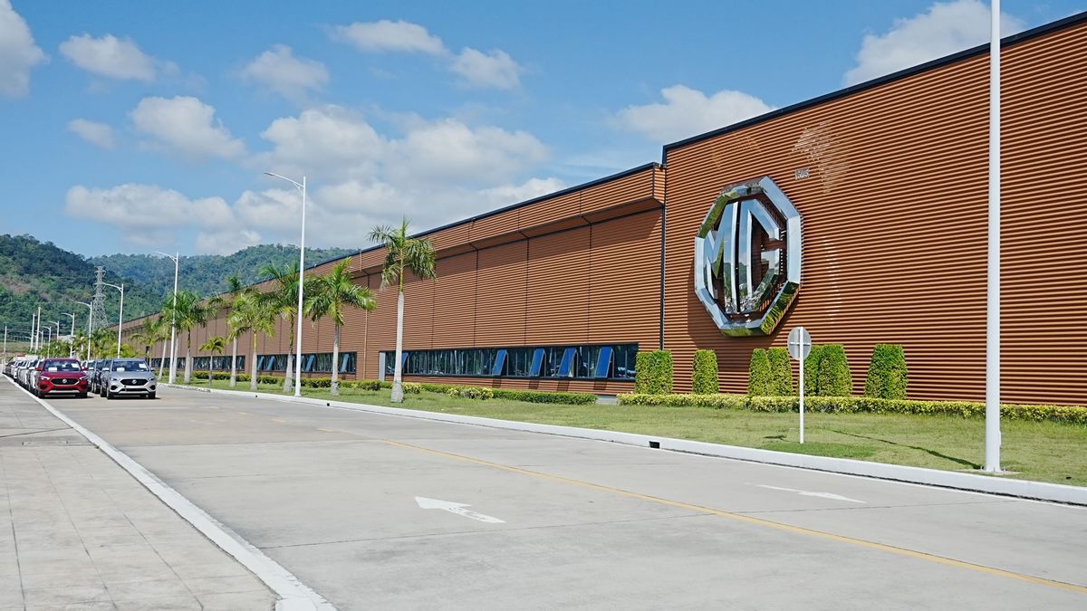 MG工厂在泰国的复杂程度,每年可生产多达10万台
