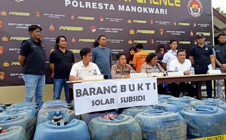 Timbun BBM Hingga 1,2 Ton, Pria Inisial KSH Diringkus Polresta Manokwari