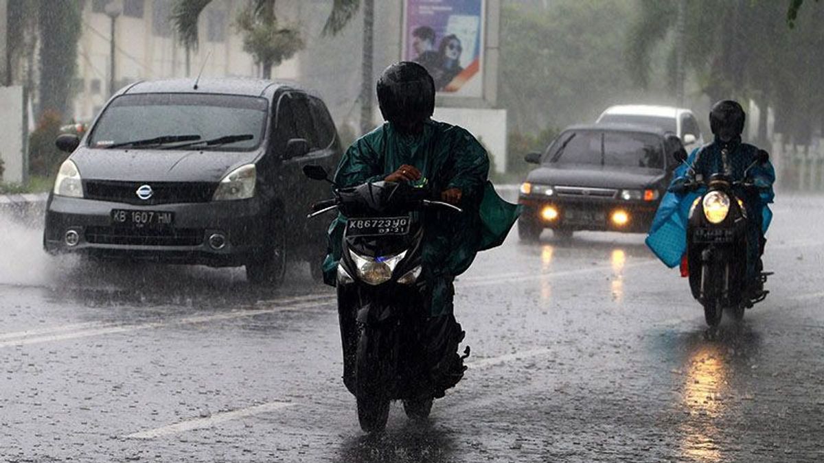 インドネシアの大都市は今日シャワーを浴びると予測されています
