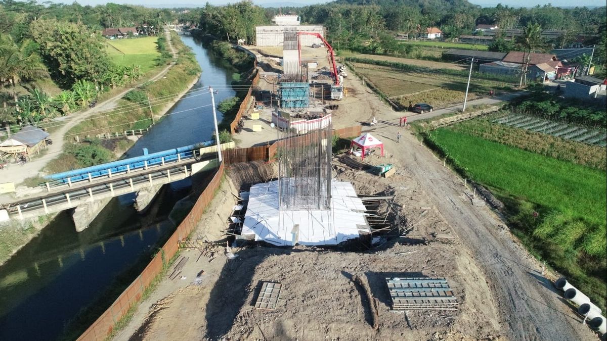 Construction Progress Section 1 Yogyakarta-Banyurejo Interchange Flats Reaches 67.23 Percent As Of September