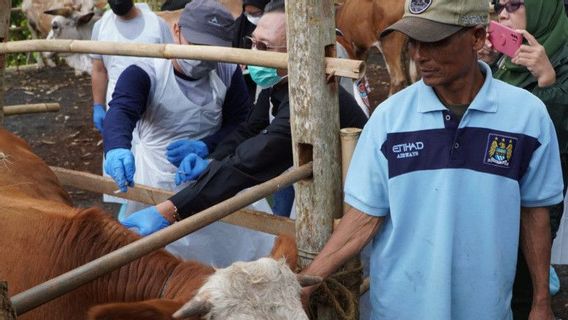 グヌンキドゥル保健局アンビルアントラクスのような負傷した住民の血液サンプル