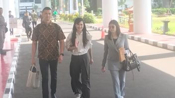 桑德拉·德维·迪图丁(Sandra Dewi Dituding)在哈维·莫伊斯(Harvey Moeis)的腐败案审查中冷静下来后,不知道羞愧