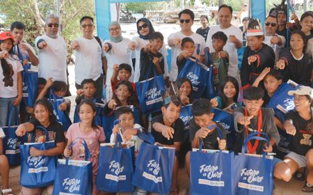 AKSI TERANG di Likupang, Pupuk Kaltim Tanamkan Pentingnya Pelestarian Ekosistem Perairan