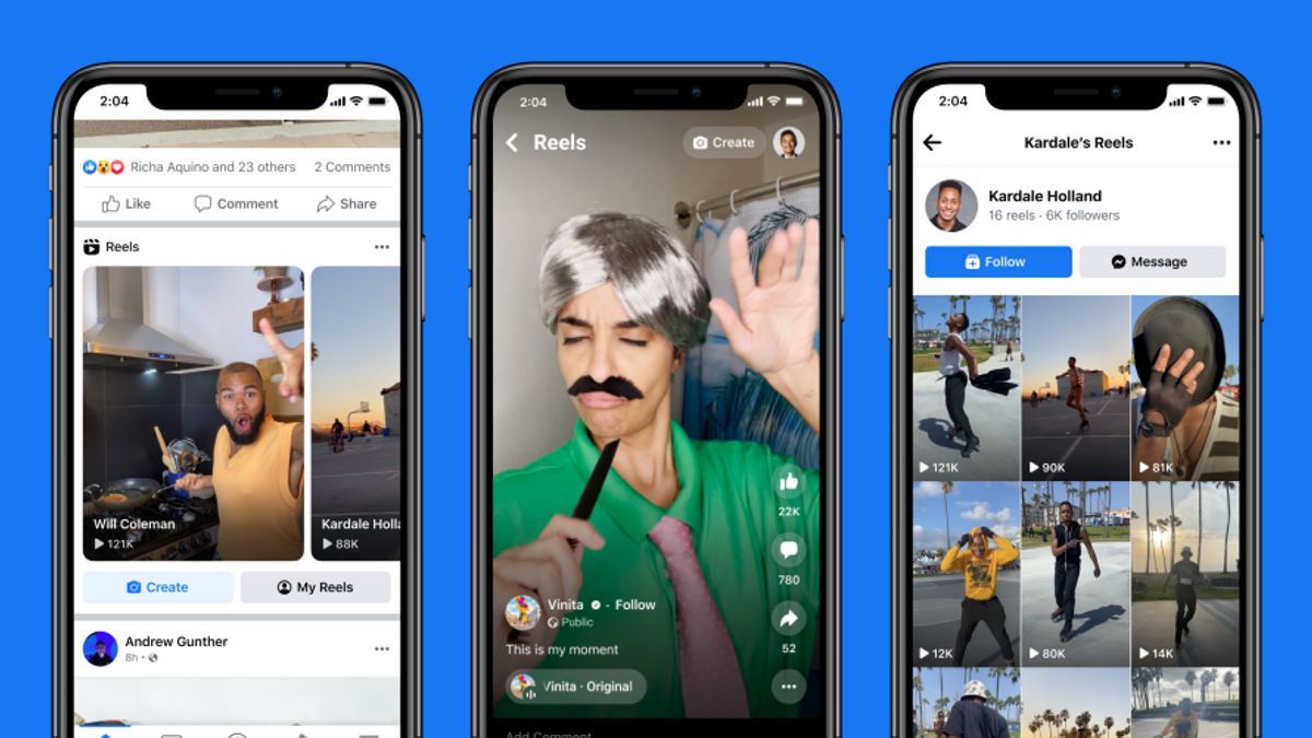 Setelah Instagram, Giliran Facebook yang Masukkan Fitur Reels ke Platformnya 