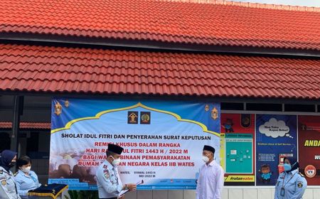 28 Warga Binaan Rutan Kelas IIB Wates Kulon Progo dapat remisi Lebaran