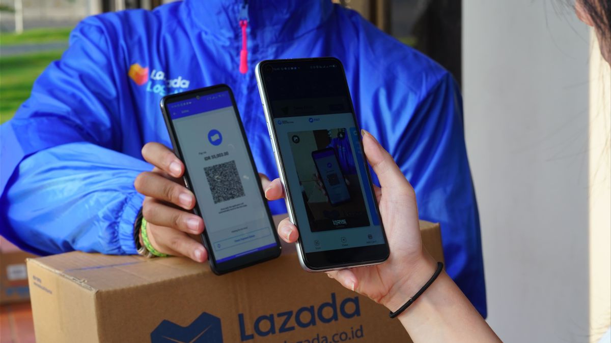 Kolaborasi Lazada dan DANA Hadirkan Pembayaran di Tempat dengan QRIS
