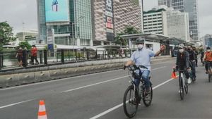 Anies Tambah Lajur Sepeda Thamrin-Sudirman Tiap Akhir Pekan