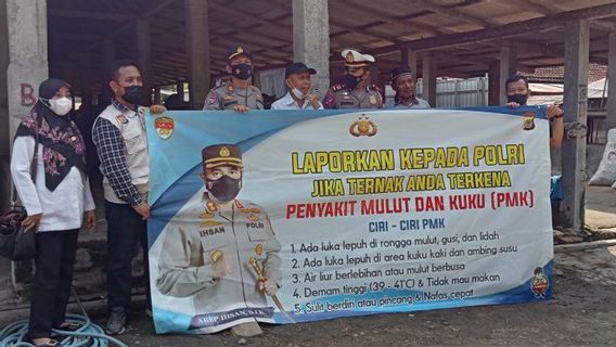 Polisi Imbau Masyarakat Laporkan Petugas Jika Temukan Ternak Idap PMK