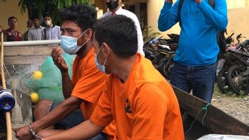 إخفاء 3.6 كجم من الأدلة على وجود ميثامفيتامين ، 2 صيادين في لابوهانباتو ، شمال سومطرة يصبحون مشتبها بهم