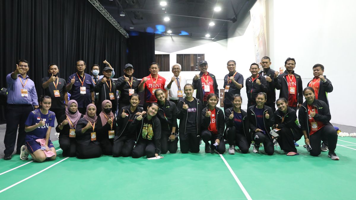 Appearing At BATC Indonesian Badminton Team Gets An Injecting Spirit From The Indonesian Ambassador To Malaysia
